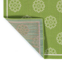 Kaleen Amalie Aml07-96 Lime Green Damask Area Rug