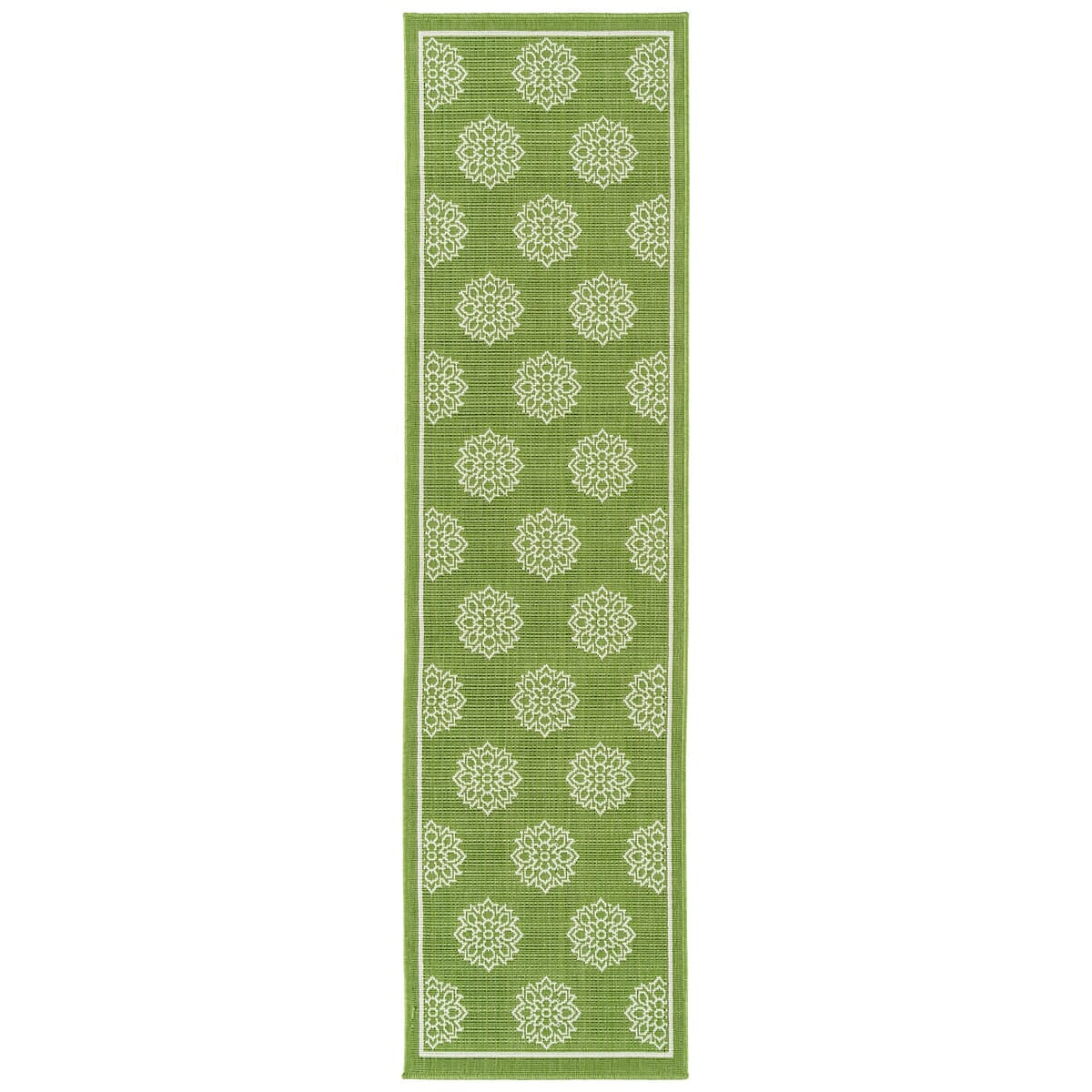 Kaleen Amalie Aml07-96 Lime Green Damask Area Rug