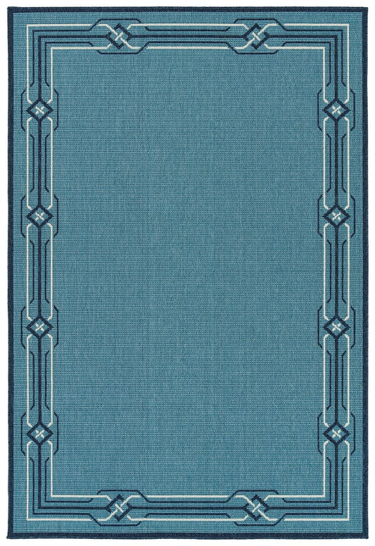 Kaleen Amalie Aml08-79 Light Blue Bordered Area Rug