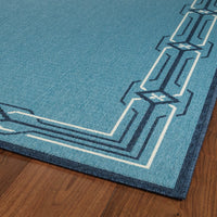 Kaleen Amalie Aml08-79 Light Blue Bordered Area Rug