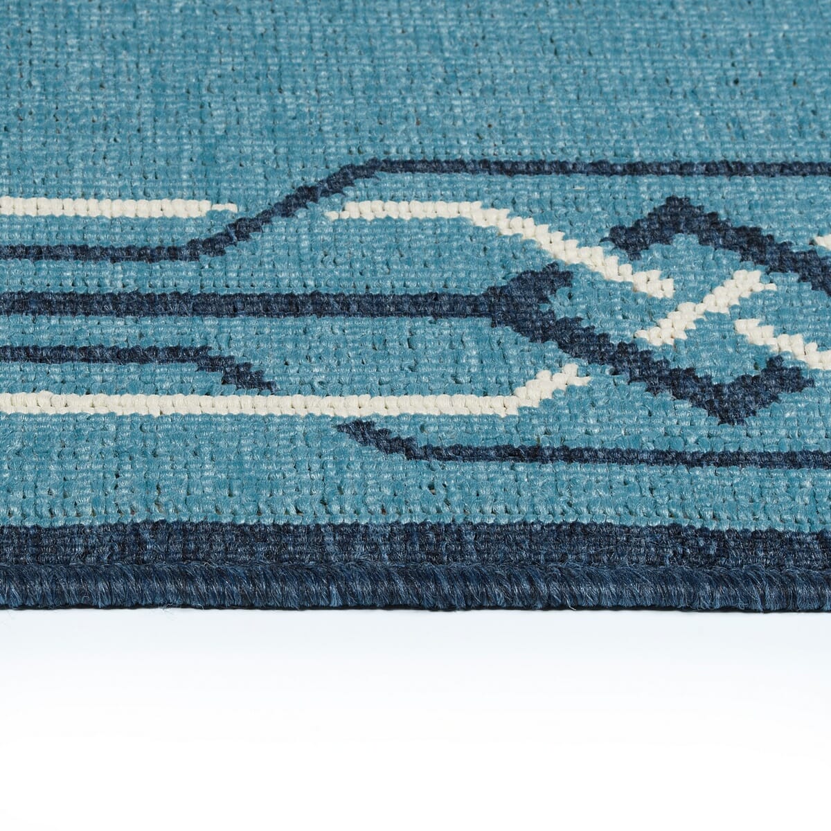 Kaleen Amalie Aml08-79 Light Blue Bordered Area Rug