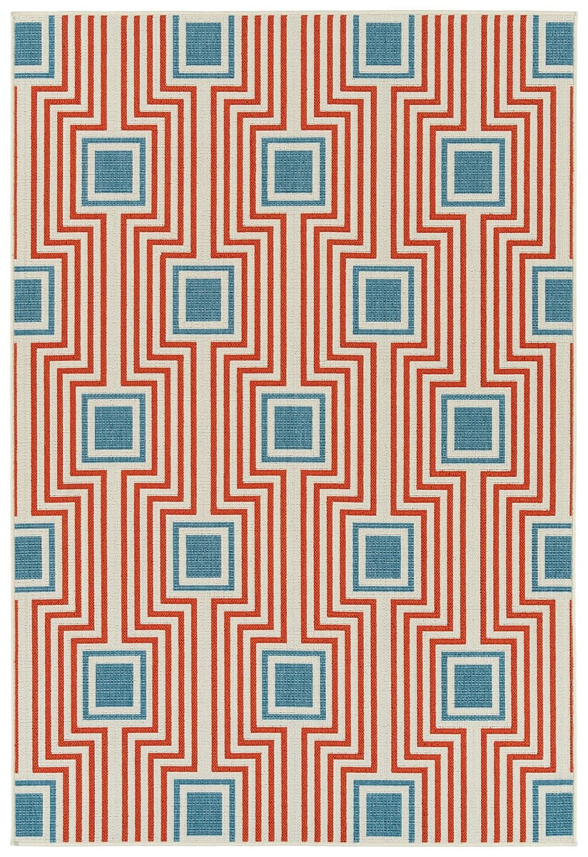 Kaleen Amalie Aml09-32 Tangerine Damask Area Rug