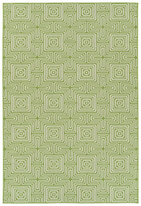 Kaleen Amalie Aml10-96 Lime Green Damask Area Rug