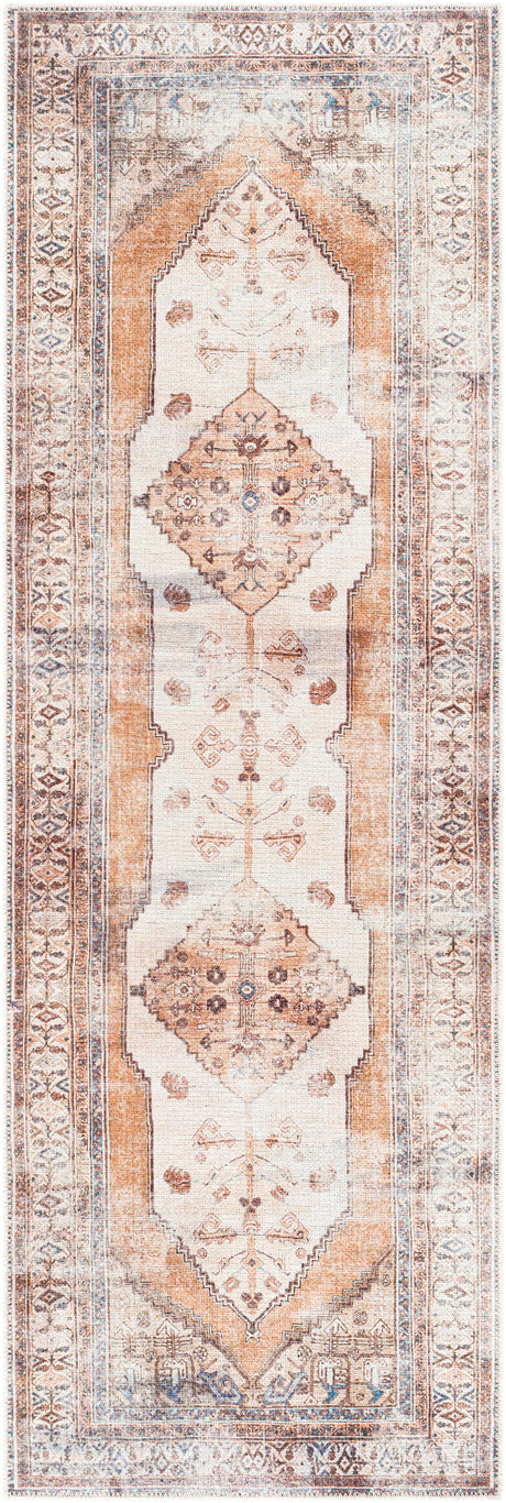 Surya Amelie Aml-2312 Camel, Wheat, Ivory, Dark Brown Rugs.