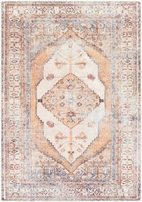 Surya Amelie Aml-2312 Camel, Wheat, Ivory, Dark Brown Rugs.