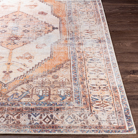 Surya Amelie Aml-2312 Camel, Wheat, Ivory, Dark Brown Rugs.