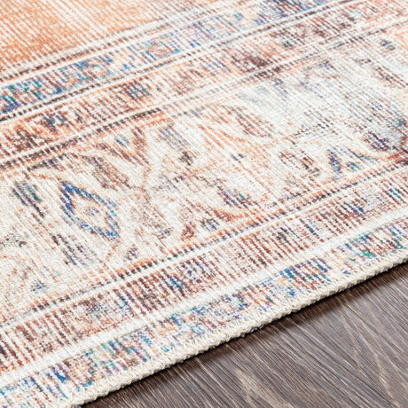 Surya Amelie Aml-2312 Camel, Wheat, Ivory, Dark Brown Rugs.