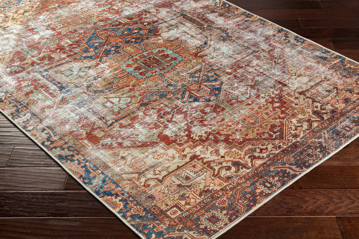 Surya Machine Washable Amelie Aml-2350 Burgundy Rug.