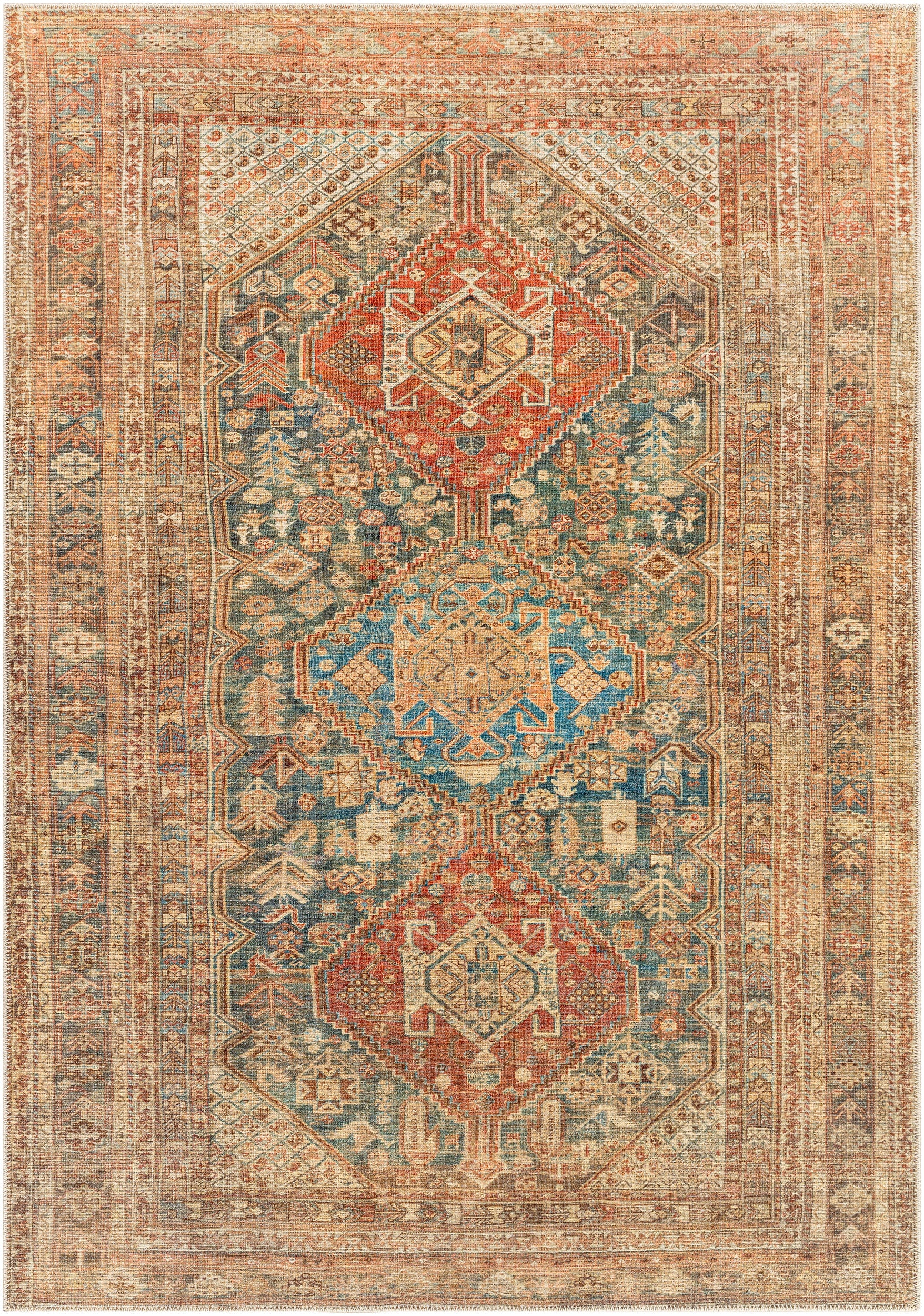 Surya Amelie Aml-2354 Orange Area Rug