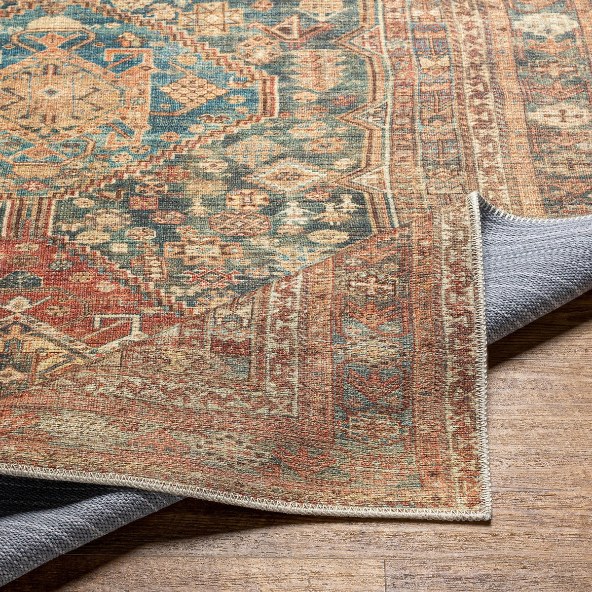 Surya Machine Washable Amelie Aml-2354 Orange Rug.