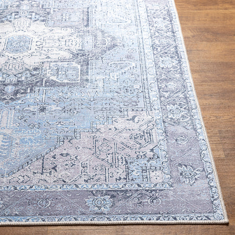 Surya Machine Washable Amelie Aml-2358 Blue Rug.