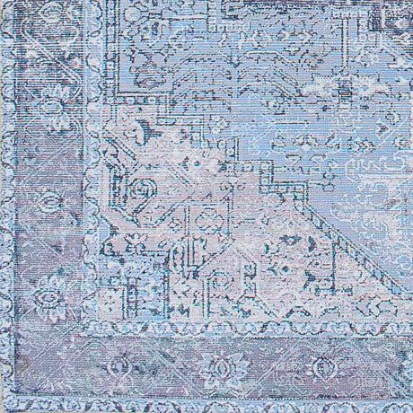 Surya Machine Washable Amelie Aml-2358 Blue Rug.