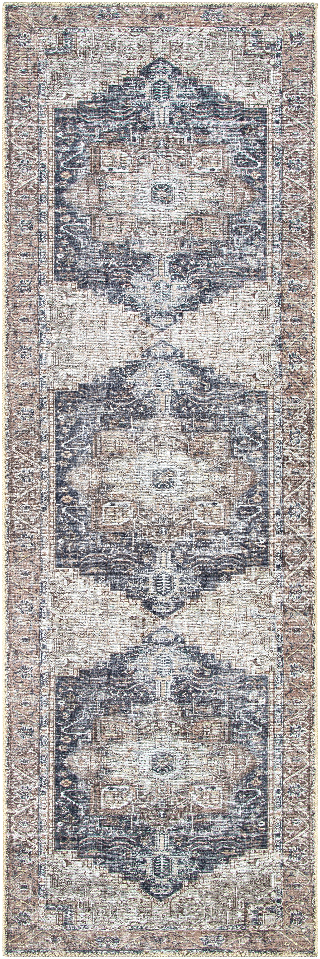 Surya Machine Washable Amelie Aml-2360 Brown Rug.