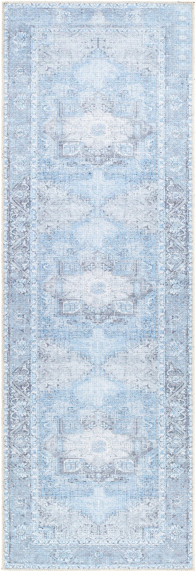 Surya Machine Washable Amelie Aml-2362 Light Blue Rug.