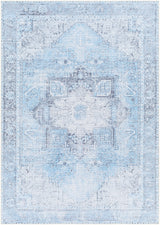 Surya Machine Washable Amelie Aml-2362 Light Blue Rug.