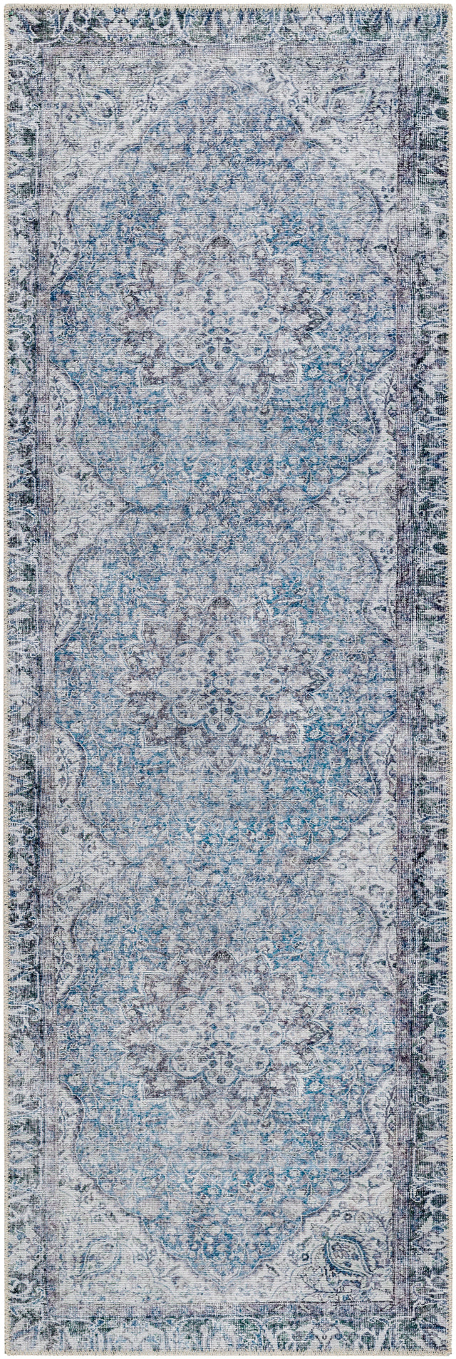 Surya Machine Washable Amelie Aml-2364 Blue Rug.