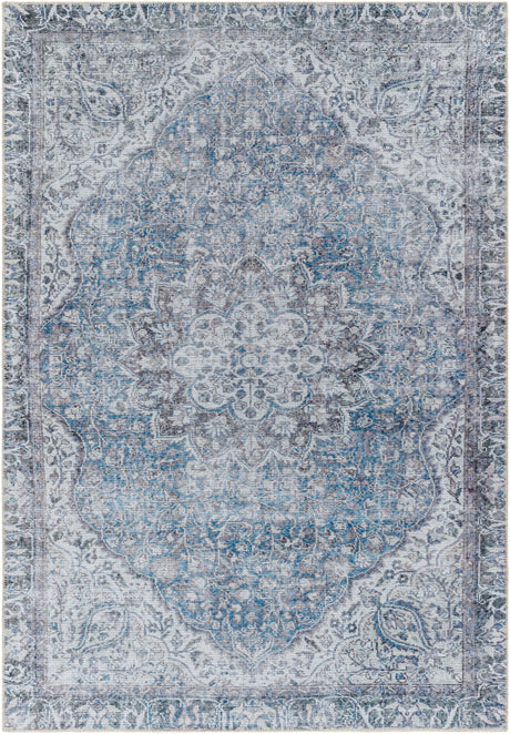 Surya Machine Washable Amelie Aml-2364 Blue Rug.