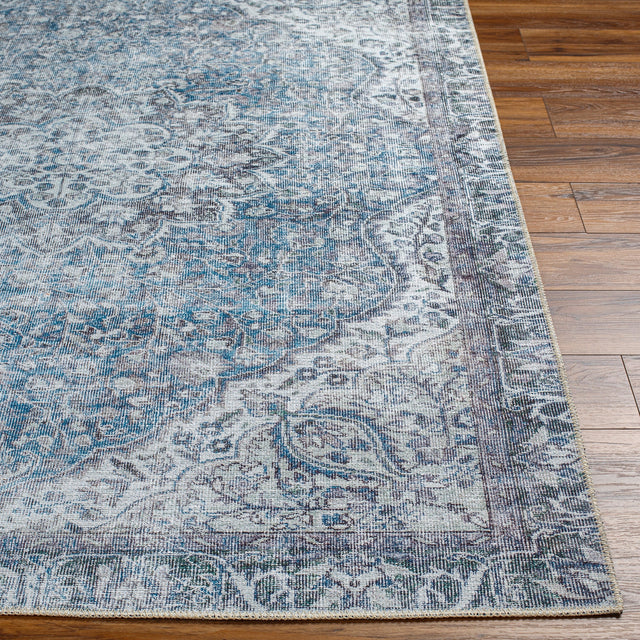 Surya Machine Washable Amelie Aml-2364 Blue Rug.