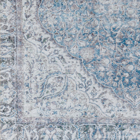 Surya Machine Washable Amelie Aml-2364 Blue Rug.