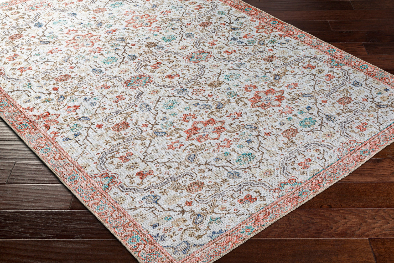 Surya Machine Washable Amelie Aml-2365 Orange Rug.