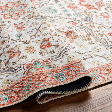 Surya Machine Washable Amelie Aml-2365 Orange Rug.