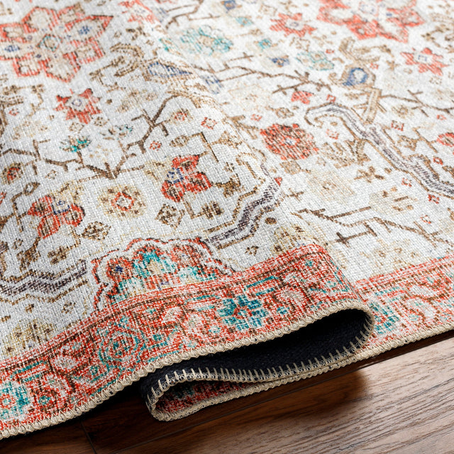 Surya Machine Washable Amelie Aml-2365 Orange Rug.