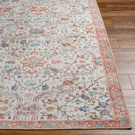 Surya Machine Washable Amelie Aml-2365 Orange Rug.