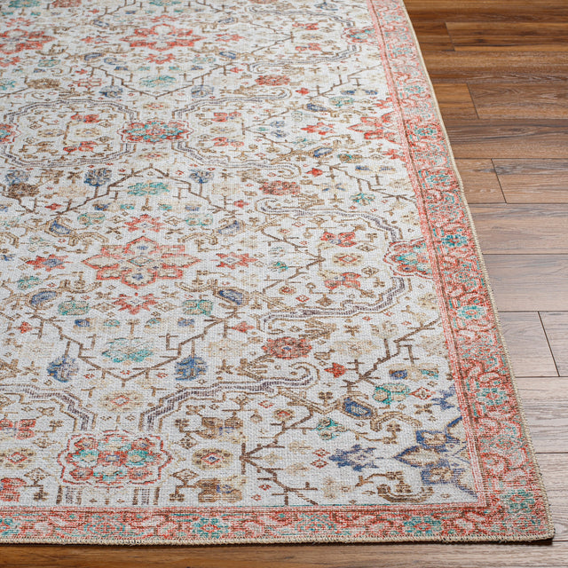 Surya Machine Washable Amelie Aml-2365 Orange Rug.