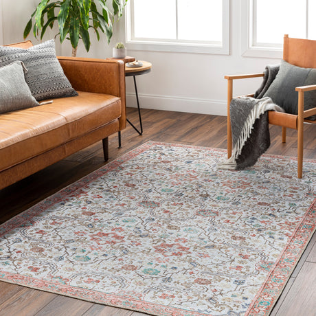 Surya Machine Washable Amelie Aml-2365 Orange Rug.