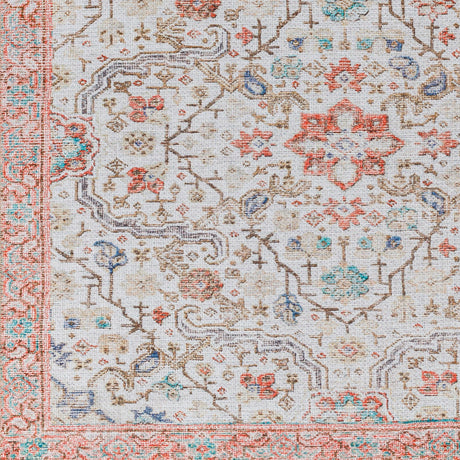 Surya Machine Washable Amelie Aml-2365 Orange Rug.