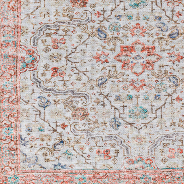 Surya Machine Washable Amelie Aml-2365 Orange Rug.