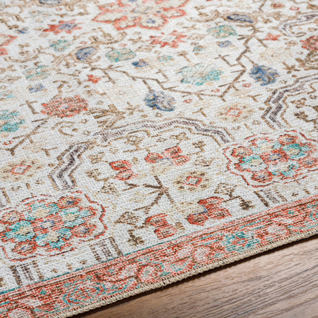Surya Machine Washable Amelie Aml-2365 Orange Rug.