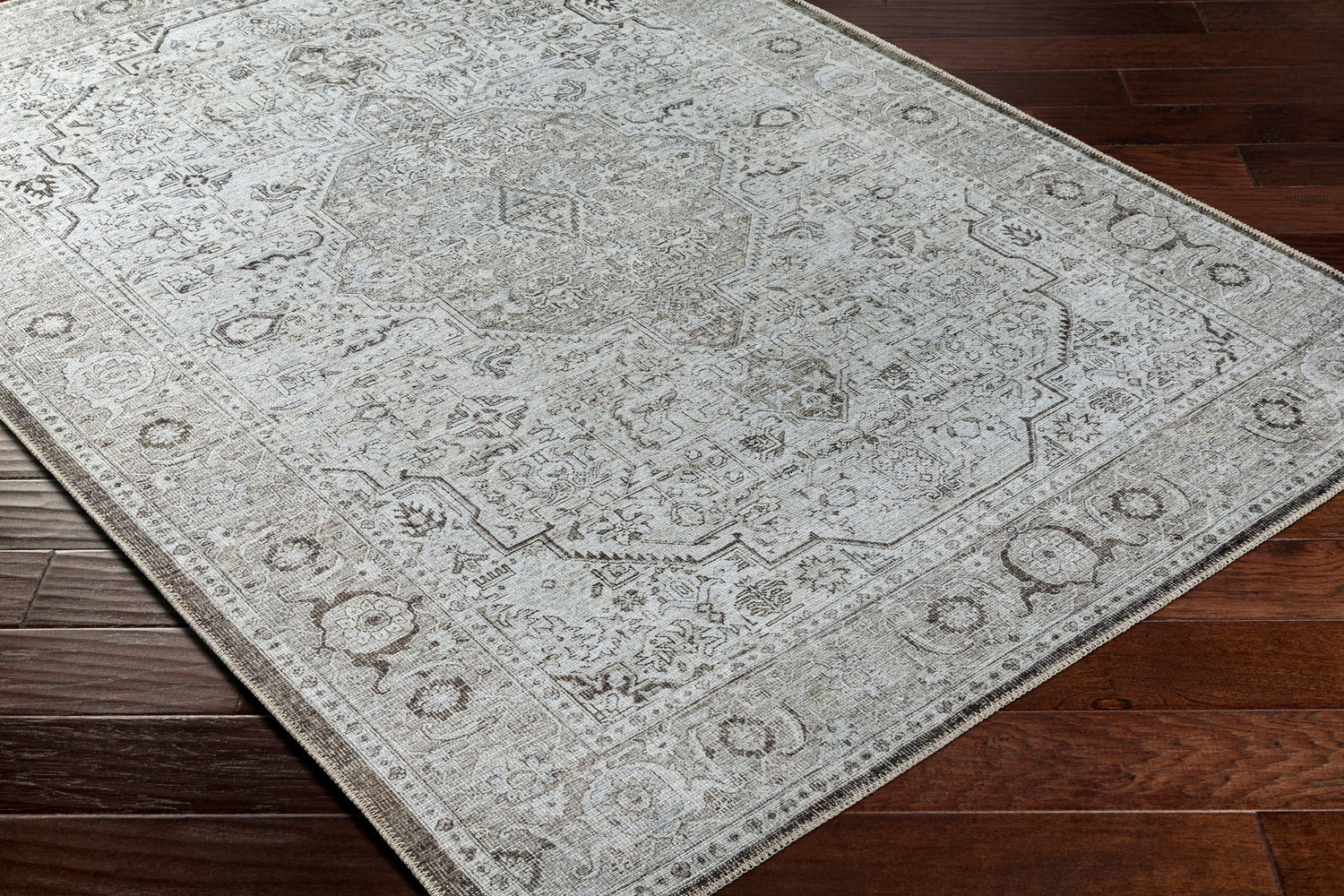 Surya Machine Washable Amelie Aml-2368 Grey Rug.