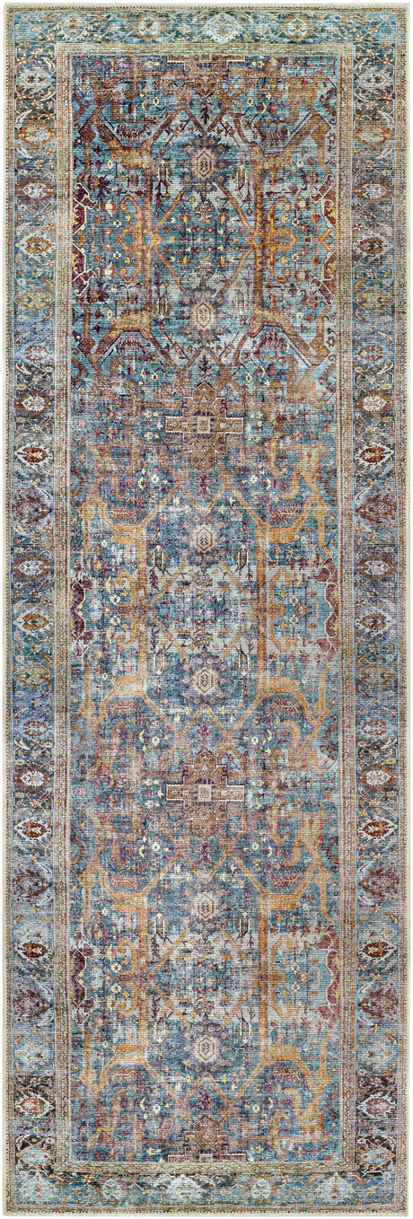 Surya Machine Washable Amelie Aml-2370 Blue Rug.