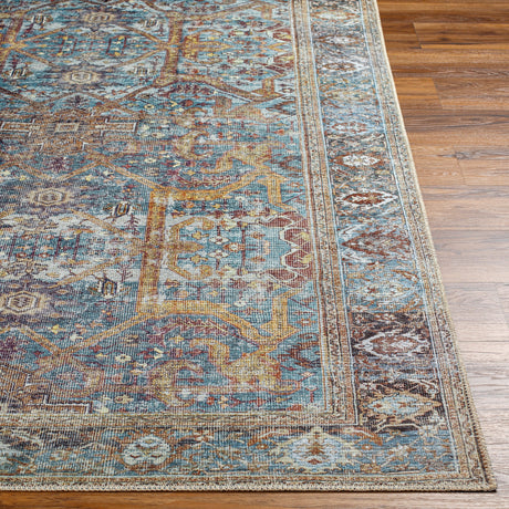 Surya Machine Washable Amelie Aml-2370 Blue Rug.