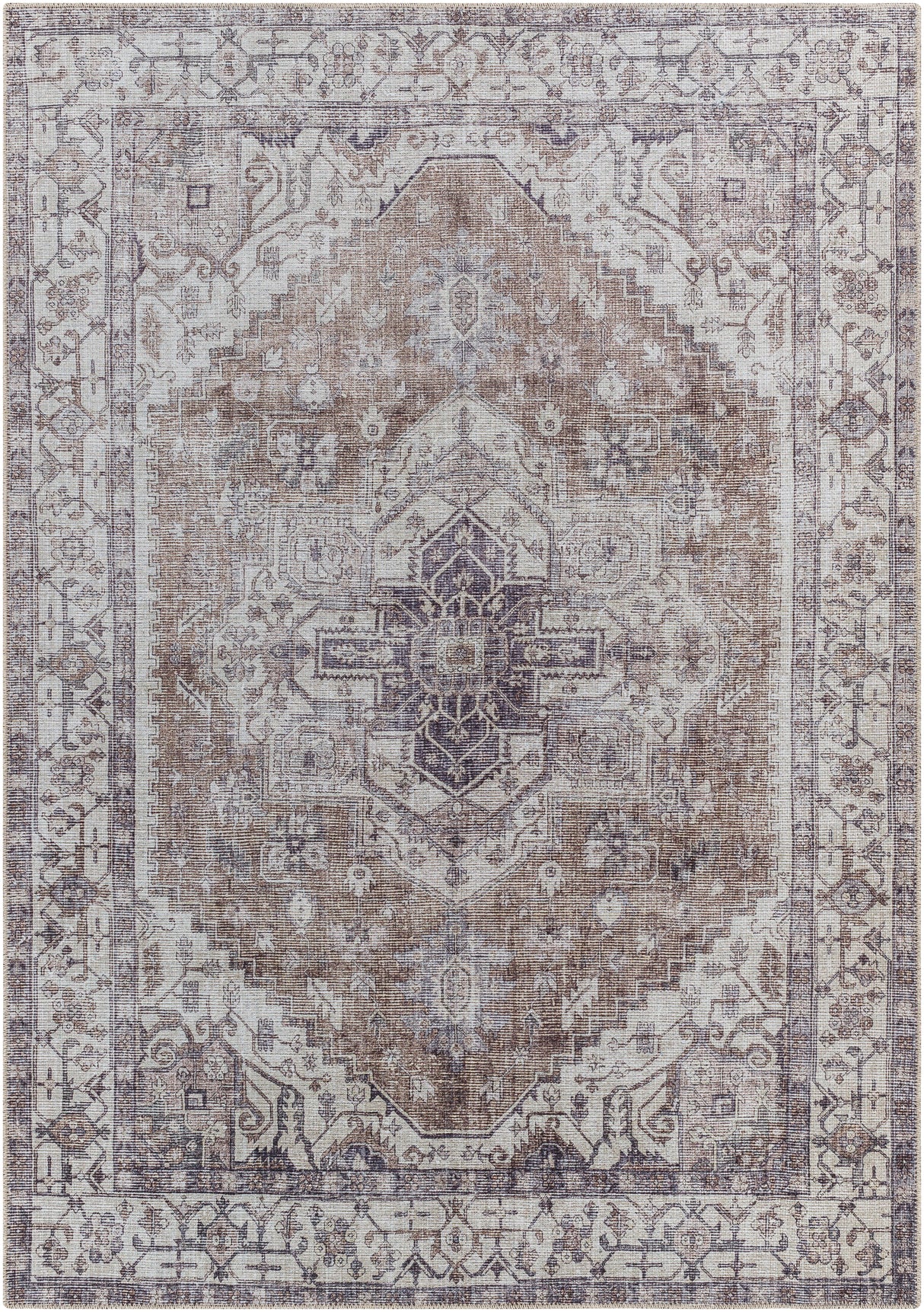 Surya Machine Washable Amelie Aml-2371 Grey Rug.