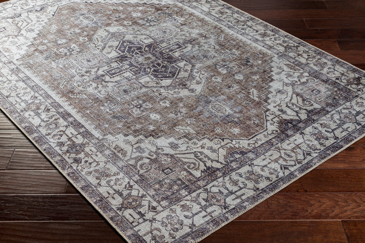 Surya Machine Washable Amelie Aml-2371 Grey Rug.