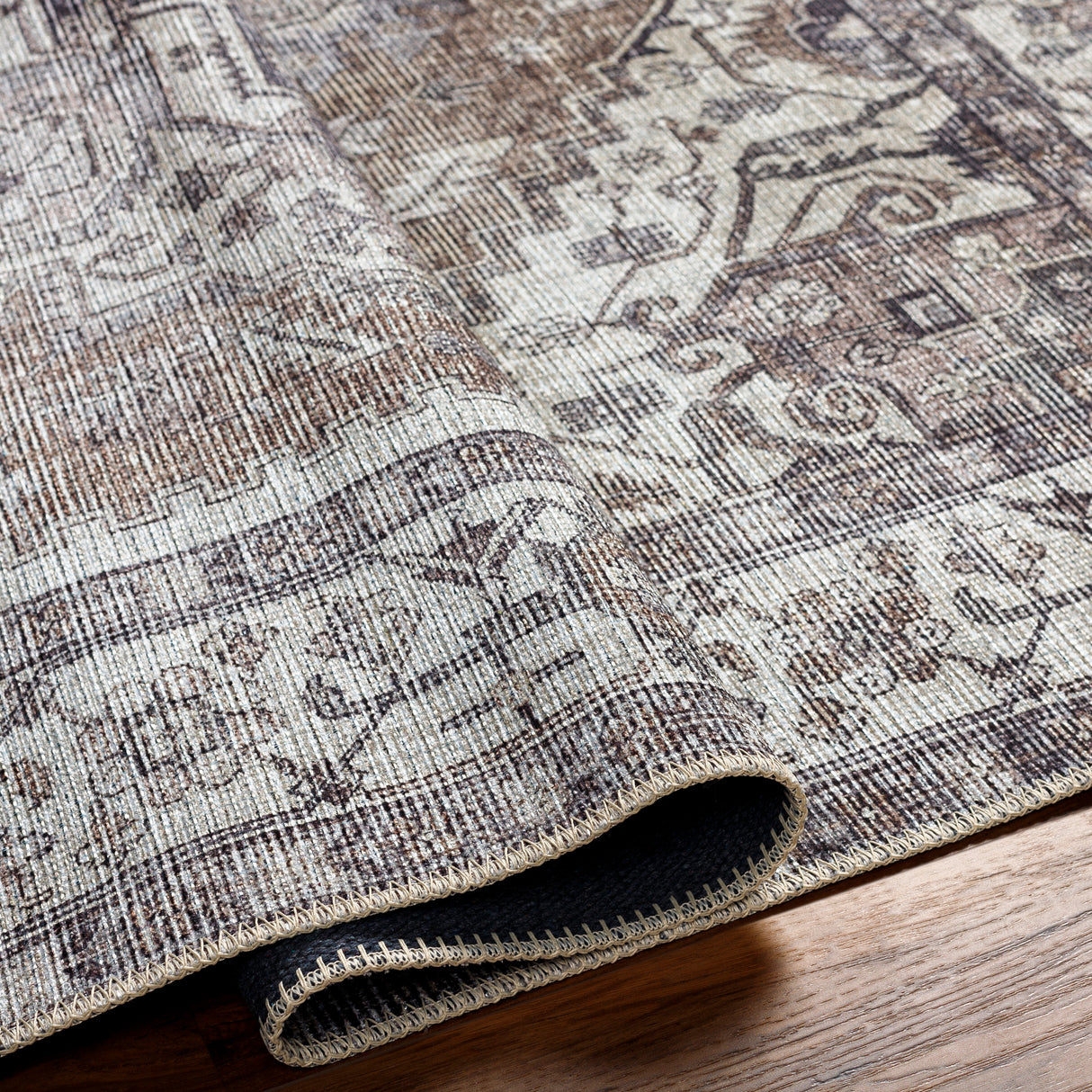 Surya Machine Washable Amelie Aml-2371 Grey Rug.