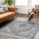 Surya Machine Washable Amelie Aml-2371 Grey Rug.