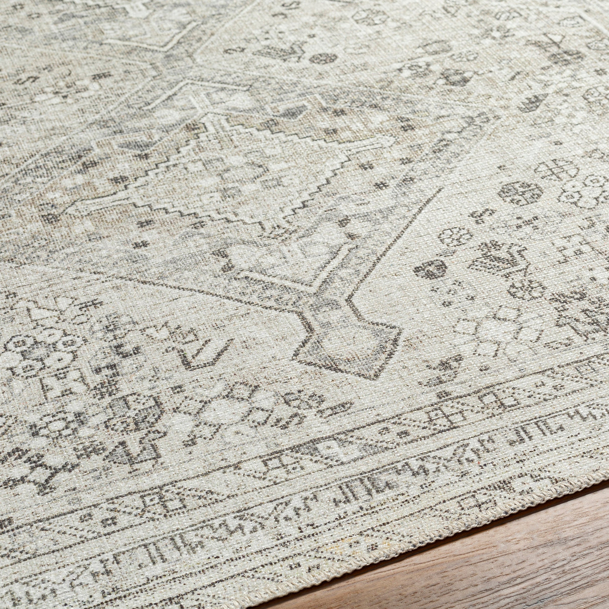 Surya Machine Washable Amelie Aml-2379 Beige Rug.