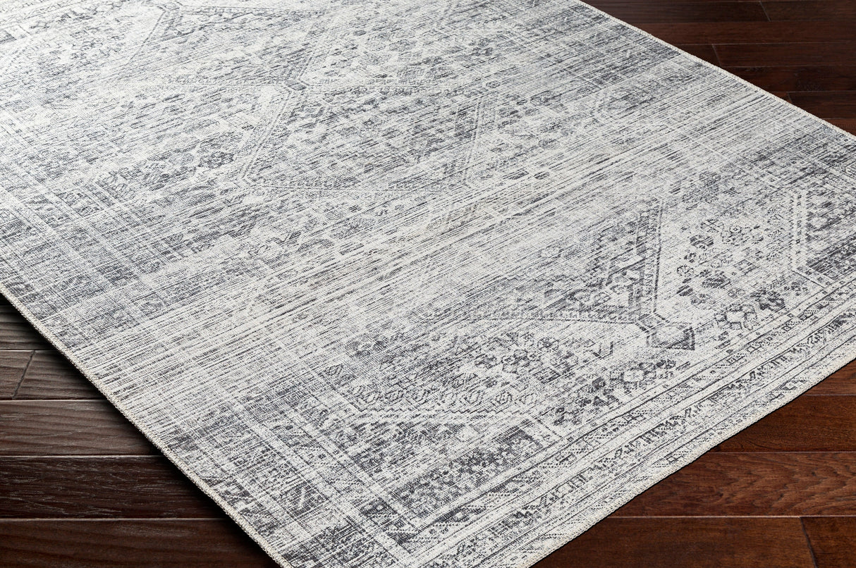 Surya Machine Washable Amelie Aml-2381 Grey Rug.