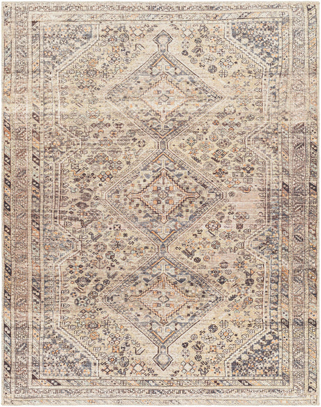 Surya Machine Washable Amelie Aml-2382 Tan & Ivory Rug.