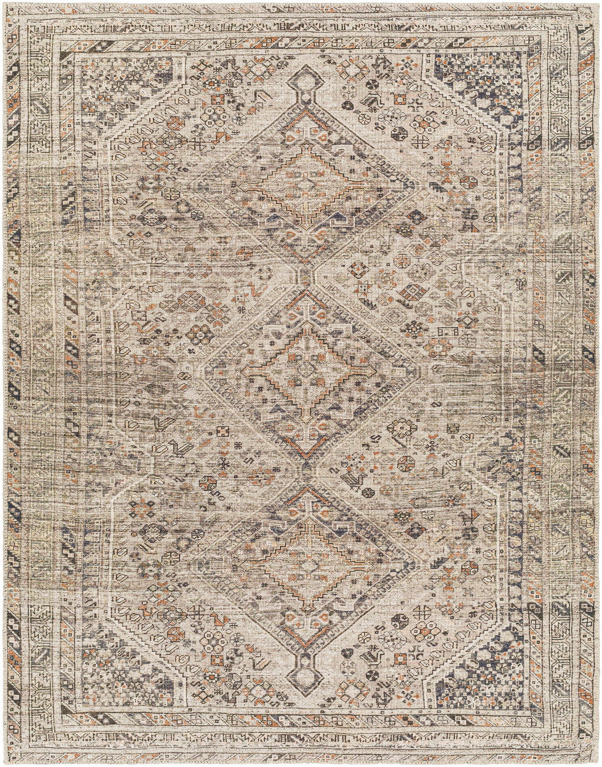 Surya Machine Washable Amelie Aml-2383 Brown Rug.