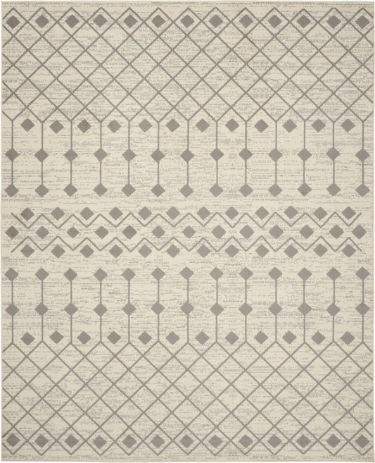 Nourison Grafix Grf37 Ivory/Grey Area Rug