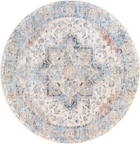 Surya Amore Amo-2301 Navy, Denim, Burnt Orange, Light Gray Area Rug