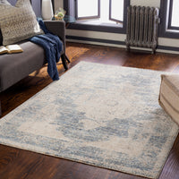 Surya Amore Amo-2304 Navy, Denim, Beige, Cream Area Rug