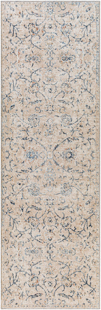 Surya Amore Amo-2305 Navy, Denim, Medium Gray, Burnt Orange Area Rug