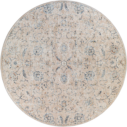 Surya Amore Amo-2305 Navy, Denim, Medium Gray, Burnt Orange Area Rug