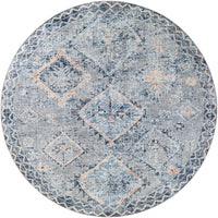 Surya Amore Amo-2308 Navy, Denim, Medium Gray, Burnt Orange Area Rug