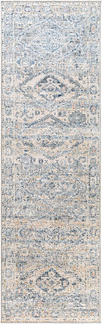 Surya Amore Amo-2309 Navy, Denim, Medium Gray, Taupe Area Rug